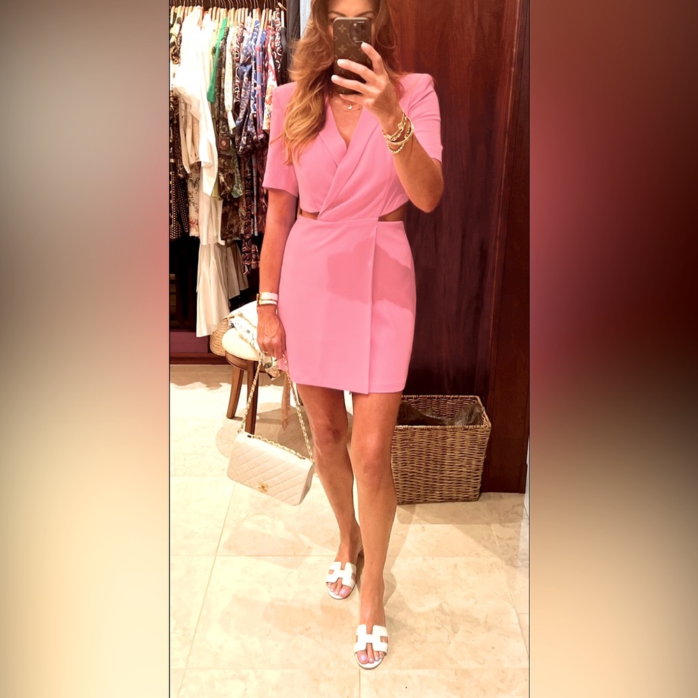 EXPRESS PINK BLAZER DRESS